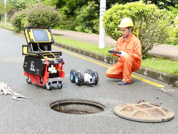 冯坡镇管道机器人检测